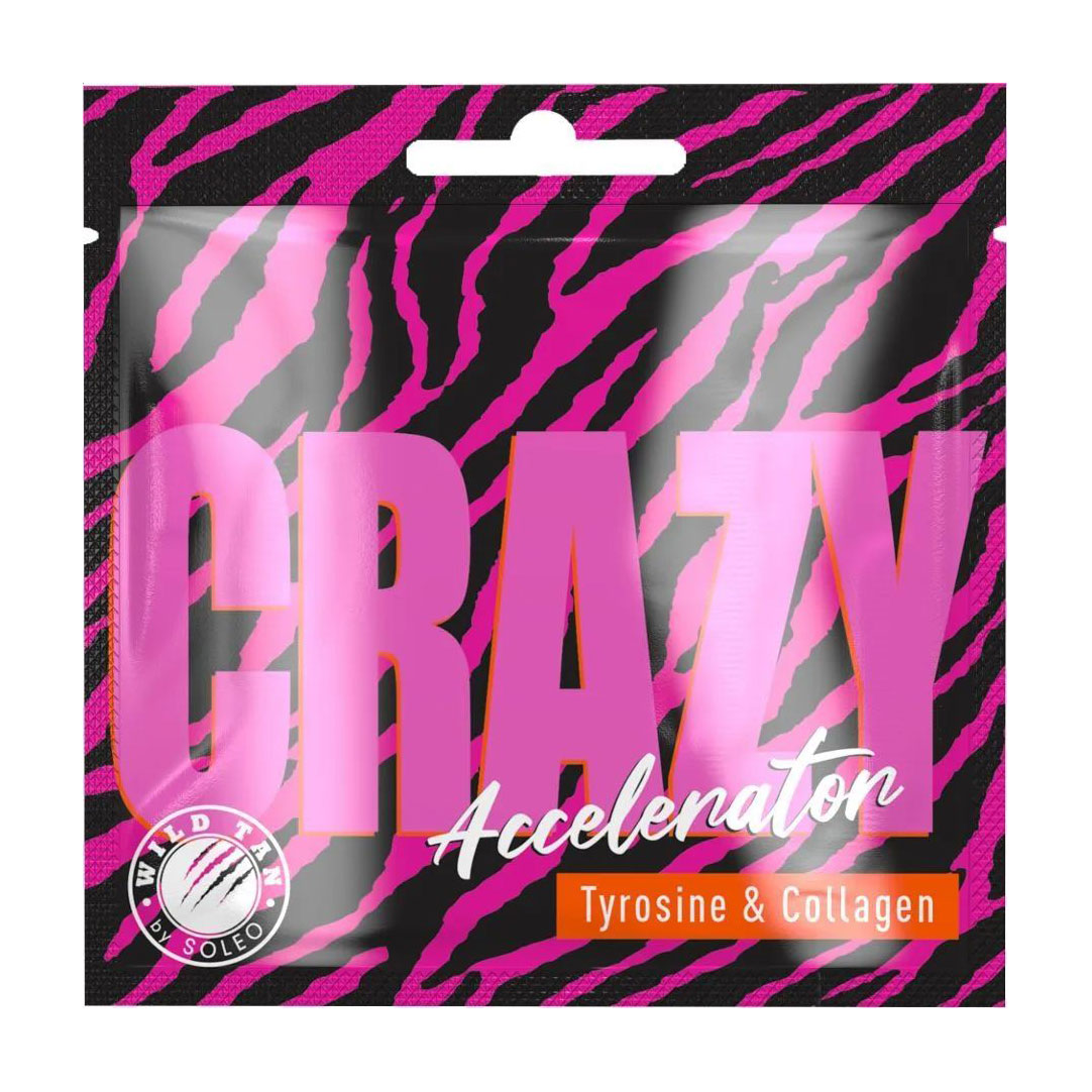 Прискорювач засмаги Wild Tan Crazy Accelerator з тирозином та колагеном, 15 мл (саше)